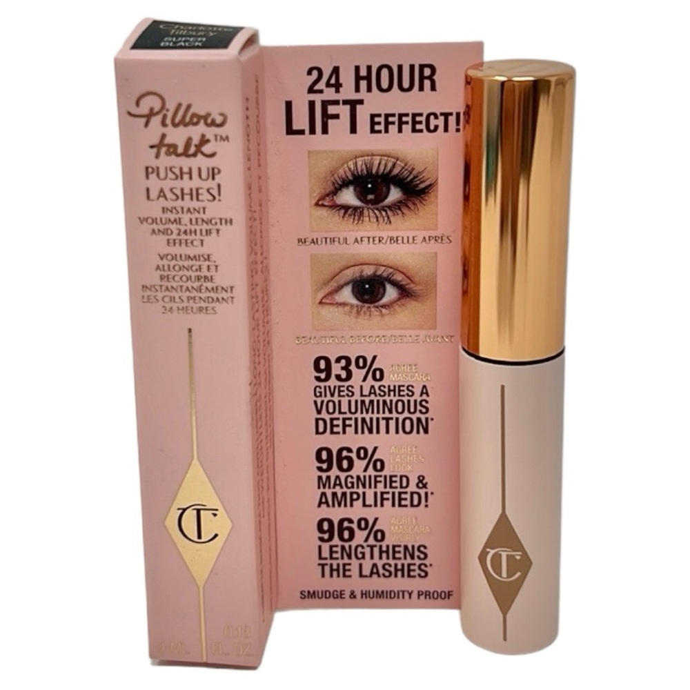 Charlotte Tilbury Travel Size Pillow Talk Push Up Lashes in SUPER BLACK